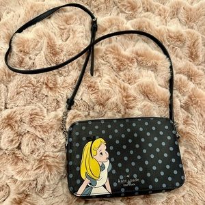 ♠️ kate spade alice in wonderland crossbody double pocket